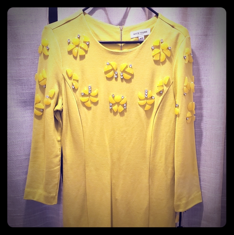 Kate Young for Target Dress Chartreuse M